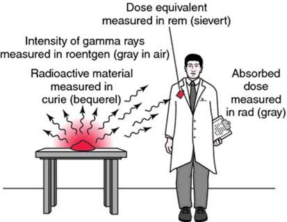 diagnostic amounts of radiation Occupational Exposure- annual effective dose limit is 50 msv (5 rem) Cumulative effective dose (CEfD) limit =