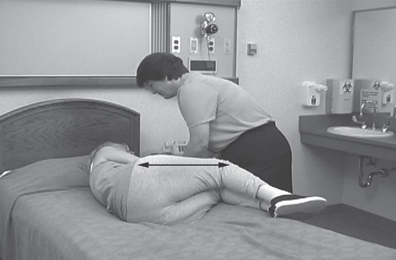 A draw sheet can be used to slide a patient from one side of the bed to the other, but because it is passive, the therapeutic value of this facilitation is lost.