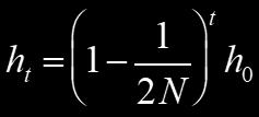 1: Ft = 1/2N + (1-1/2N)Ft-1 We convert this to: Ft = 1/2N + Ft-1 (1/2N)Ft-1 We rearrange to: Ft = 1/2N (1/2N)Ft-1 + Ft-1 = 1/2N(1- Ft-1 ) + Ft-1 Multiple both sides by -1: -Ft = -1/2N(1- Ft-1 ) -