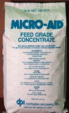 1 of 9 02/07/2009 10:17 AM Designer Feeds & Supplements Written by Innovations DPI Global Micro-Aid is an all natural, environmentally safe additive that has stood the test of both industry and