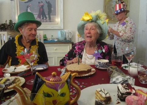 Firstly, on the 17 th, our social/education programme was a Mad Hatter s party at the local tourist resort, Taylorwood.