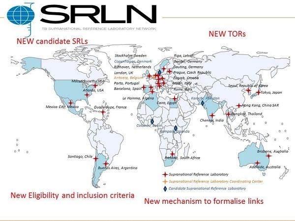 Supra-national Reference Laboratory Network The TB Supranational Reference Laboratory Network (SRLN) was created in 1994 in order to