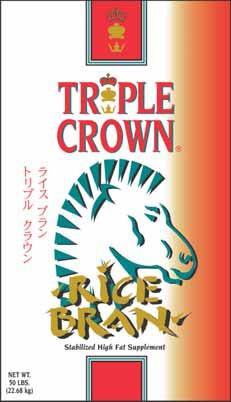 Triple Crown Rice Bran 20% fat 12.