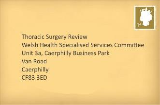 Please send your answers to: Thoracic Surgery Review