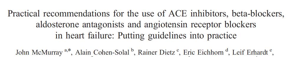 Commencing ACEi / ARB Caution if Cr >220 umol/l or K + >5 mmol/l Discontinue other drugs (NSAID, diuretics, MRA) before ACEi / ARB Acceptable increases 50%