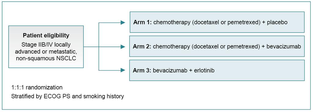 A Phase II, Multicenter, Randomized Clinical Trial to Evaluate the Efficacy and Safety of Bevacizumab in Combination With Either Chemotherapy (Docetaxel Or Pemetrexed) or