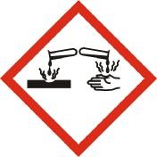 Page: 2 Signal words: Hazard pictograms: Danger GHS05: Corrosion GHS07: Exclamation mark GHS08: Health hazard GHS09: Environmental