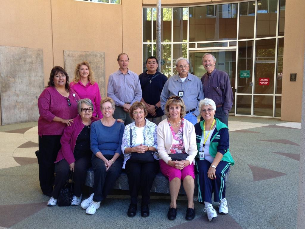 Central Division Volunteers recently participated in a facility tour of the District Attorney s Crime Lab (Lab of Forensic Science) on Broadway Ave in Sacramento.