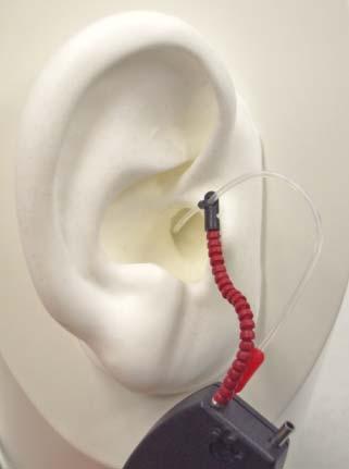 RECD with Unity 2 via Connexx ClinicalFit Insert Earphone A 3a) Placement of probe tube in