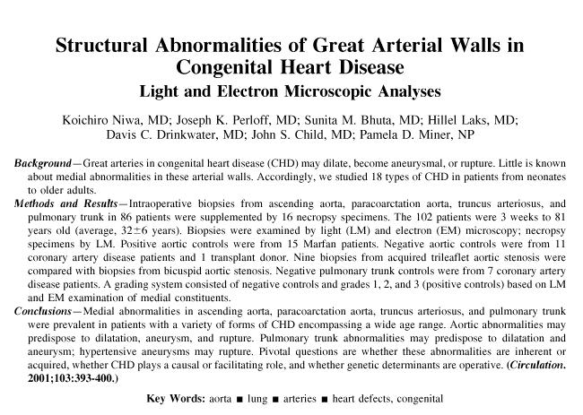 CoA Structural wall abnormalities
