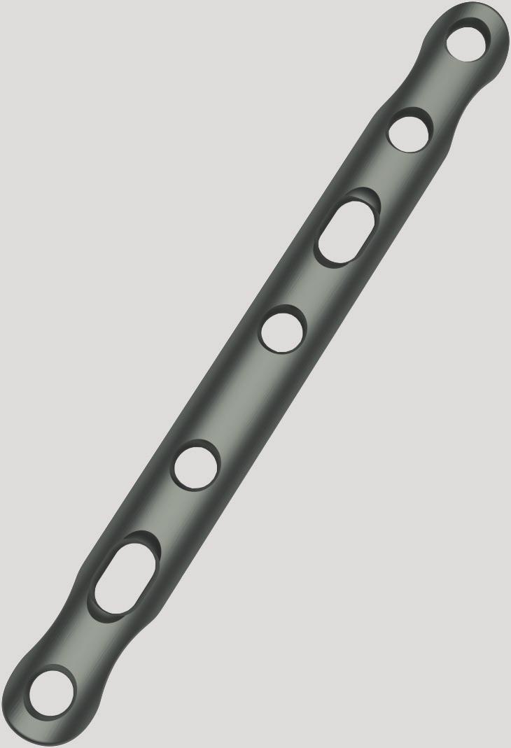 6mm Rounded plate tips and smooth edges prevent soft tissue irritation Indications Low