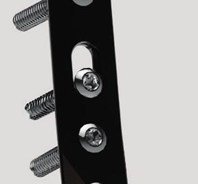 stronger fi xation Average plate thickness 1,6mm Compression slots provide plate positioning