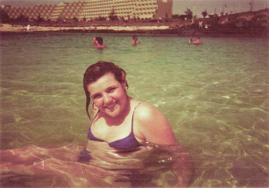 Me swimming in the sea Ibiza