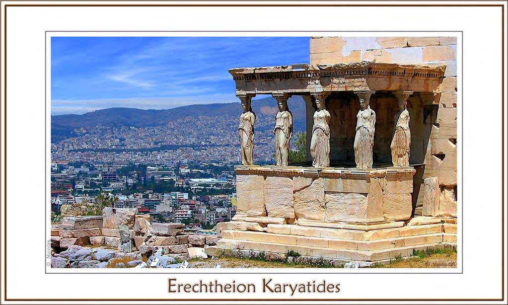 The Karyatides at the Erechtheion