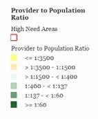 24 Provider to Population Ratio Low