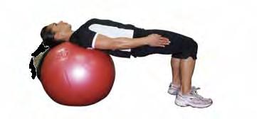 Fitball Supine Bridge Classification 1,2, BP, U Hip extension target muscles: quadriceps, gluteals, and numerous
