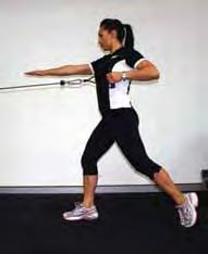 Lunge Pull Classification 2,3, U Lunge with unilateral pull pattern target muscles: quadriceps, glutes, latissimus dorsi, bicep brachii 1.