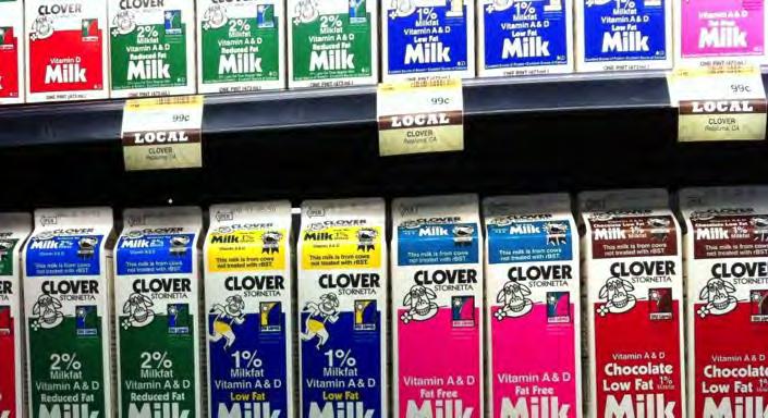 low-fat milk, non-fat yogurt, non-fat or low-fat