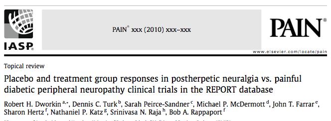 Current Issue Although PHN and painful DPN trials differed significantly in the percentages of studies with positive vs.