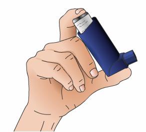 Your health care provider may also give you instructions. Using a Metered Dose Inhaler A metered dose inhaler usually has 3 parts: A tube-shaped canister of medicine. A mouth piece.