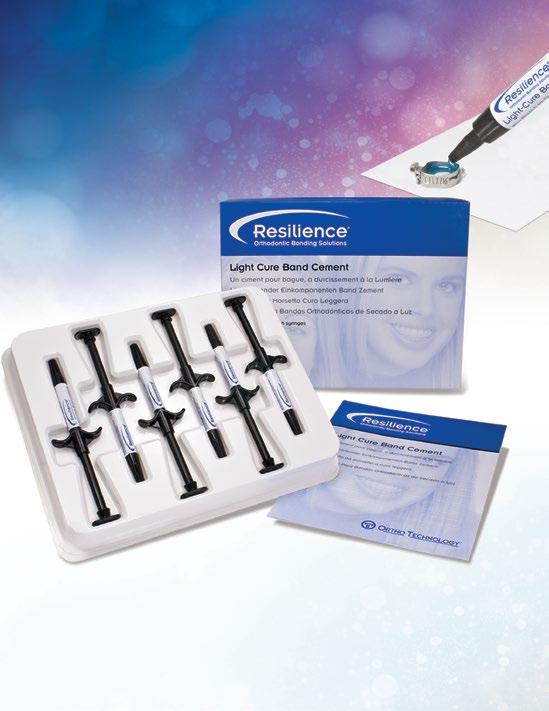 ##ESIIENCEEND BONDING SUPPIES ight-cure Band Cement Blue Shade Ideal Viscosity for Posterior Molar Pads Bonding ow Viscosity Gel Allows for Controlled Use!