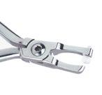 Edges are carefully diamond honed to prevent wire scoring. Use on NiTi and Stainless Steel round archwires up to.020". Nance oop Forming Plier Item #: TOT230 Four steps allow precision forming of 3.