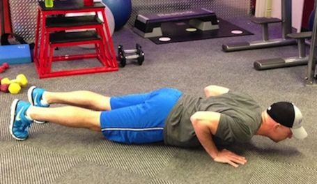 Tuck your elbows into your sides as you lower your body.