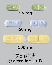 Zoloft Dosage: 50-200 mg/day; titrate up by 50 mg q2weeks (usual dose: 100-150 mg/day) Approved for OCD in children > 6 y.o. Must be given with food ( bioavailability by ~40%) Often well tolerated Common side effects: Mild S.