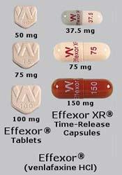 Effexor, Effexor XR Act as a serotonin and norepinephrine reuptake inhibitor (SNRI) Also approved for GAD, SAD & PD