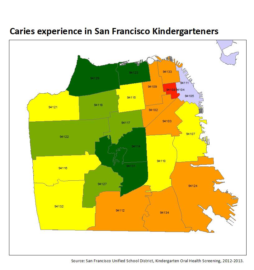 Children in some SF neighborhoods have experienced 2-3x more
