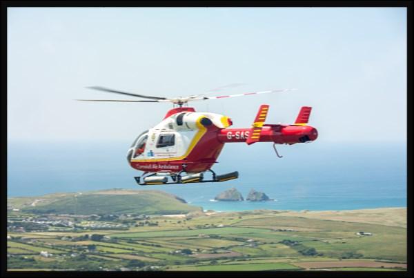 CORNWALL AIR AMBULANCE Cornwall Air Ambulance can reach any part of mainland Cornwall in under 20 minutes, flying over twisty country roads and traffic jams and reaching patients in even the most