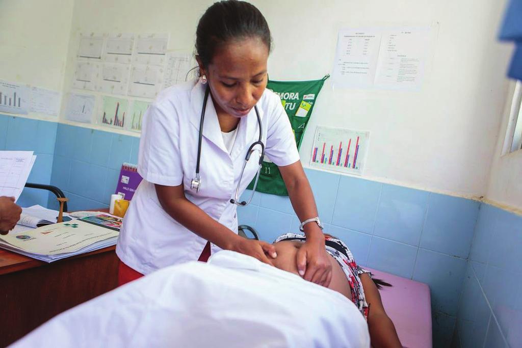Maternal Health Care Antenatal Care Overall, 84% of women age 15-49 receive antenatal care (ANC) from a skilled provider (doctor, nurse, midwife, or assistant nurse).