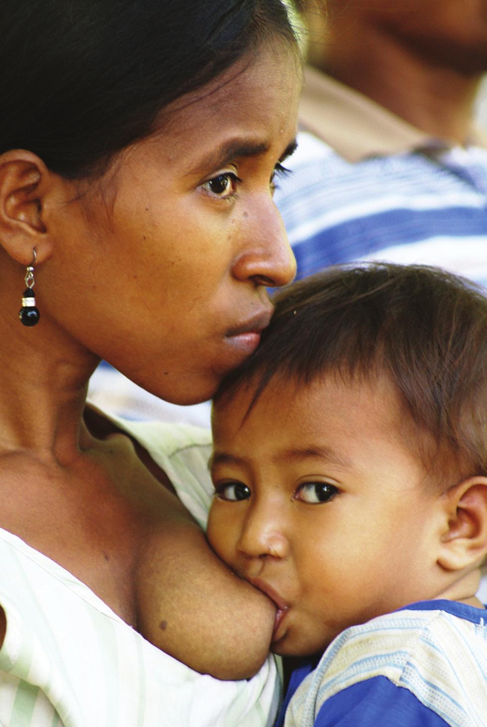 Feeding Practices and Supplementation Breastfeeding and the Introduction of Complementary Foods Breastfeeding in Timor-Leste is very common, with 96% of children ever breastfed.