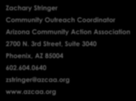 Arizona Community Action Association 2700 N.