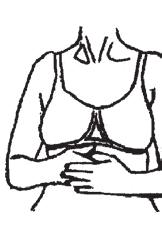 SLD technique for drainage of the upper limb Step 1: Breathing Sit or lie down with shoulders relaxed and hands resting below the ribs Breathe in and feel your abdomen rising Slowly breathe out and