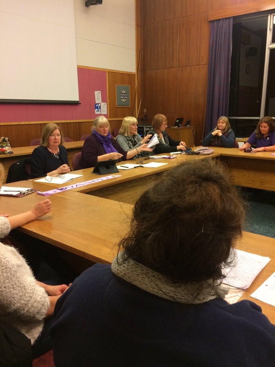 Roberta attends first Durham WASPI meeting The Durham WASPI group have now held their first meeting in Durham Town Hall, and I was delighted to see so many people in attendance.