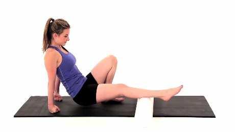 roll. You can adjust the pressure by changing how much of your body weight is resting on the