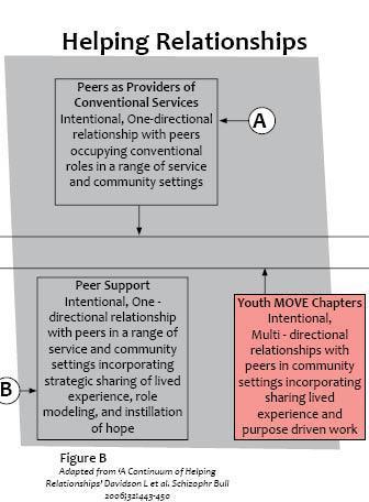 One directional Traditional Services Power Dynamic Adult to Youth Focused on Diagnosis Hiring for Lived Experience (in
