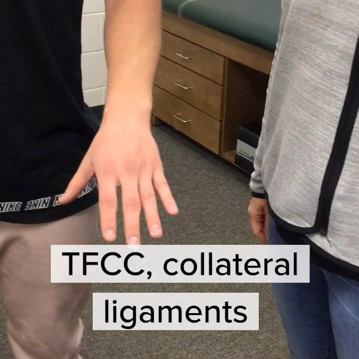 Assessment Soft Palpations Triangular fibrocartilage (TFCC)