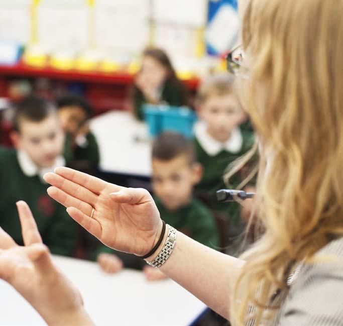 Make the most of hearing technology, such as soundfield systems (which project the teacher s voice across the classroom).