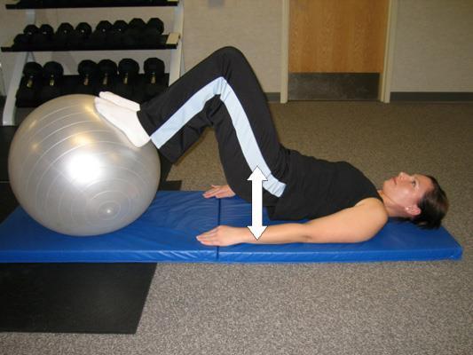 * Variations: Can perform this exercise with knees bent.