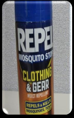 Use DEET repellent on your skin Use