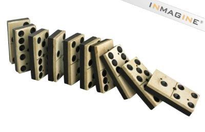 Think dominoes!