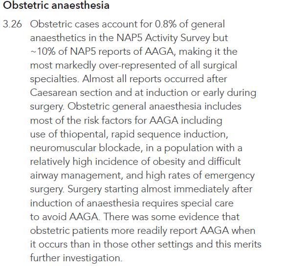 RSI with Cricoid since 1961 All change. Awareness and the difficult airway From: The future of general anaesthesia in obstetrics BJA Educ. 2016;17(3):79-83. doi:10.