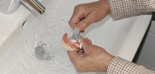 Why keep your dentures clean? If you want to remain happy and content with your new dentures you must clean them carefully every day.