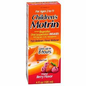 Brands Tested Children s Motrin Active Ingredient: 100mg of Ibuprofen per 5 ml