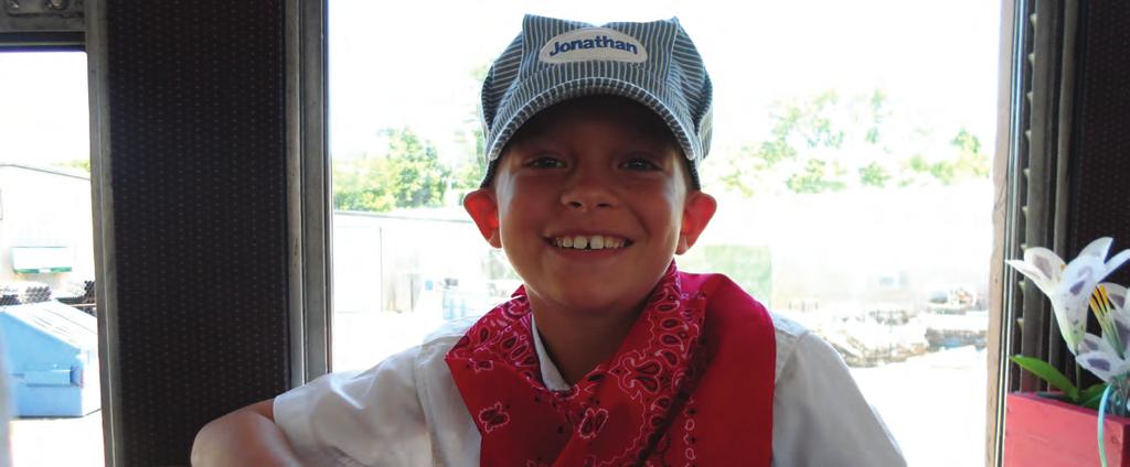 Jonathan, 8 congenital heart defect I wish to ride a train through Donner Pass TEAM CAPTAIN OBJECTIVES A Team Captain is a Make-A-Wish Missouri volunteer fundraiser who is dedicated to our vision of