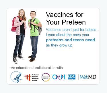 Vaccines for Your Preteen