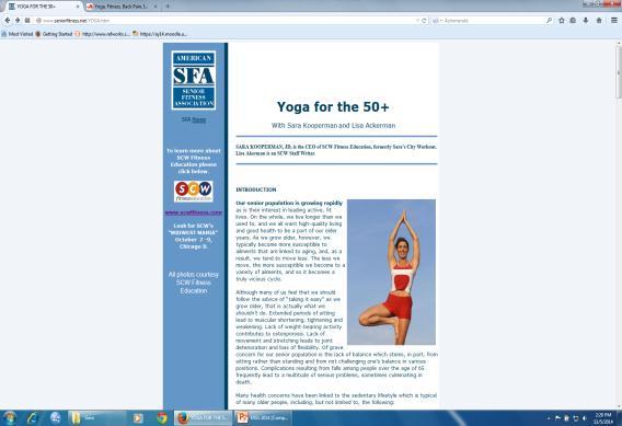especially those with chronic musculoskeletal pain and disability, do not exercise regularly Yoga, body-mind intervention that uses a