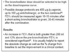 alone 31 32 Bronchodilator Reversibility Testing Can be done on first visit if no diagnosis has been made Best done as a planned procedure: